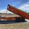 2025 LIBERTY 83" X 14' TELESCOPING DUMP TRAILER WITH TARP, RAMPS AND SPARE 15,400 GVWR ORANGE - Image 9