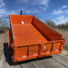 2025 LIBERTY 83" X 14' TELESCOPING DUMP TRAILER WITH TARP, RAMPS AND SPARE 15,400 GVWR ORANGE - Image 11