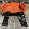 2025 LIBERTY 83" X 14' TELESCOPING DUMP TRAILER WITH TARP, RAMPS AND SPARE 15,400 GVWR ORANGE - Image 13