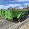 2025 LIBERTY 83" X 14' TELESCOPING DUMP TRAILER WITH TARP, RAMPS AND SPARE 15,400 GVWR LIME/BLACK - Image 6