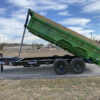 2025 LIBERTY 83" X 14' TELESCOPING DUMP TRAILER WITH TARP, RAMPS AND SPARE 15,400 GVWR LIME/BLACK - Image 9