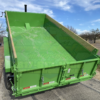 2025 LIBERTY 83" X 14' TELESCOPING DUMP TRAILER WITH TARP, RAMPS AND SPARE 15,400 GVWR LIME/BLACK - Image 10