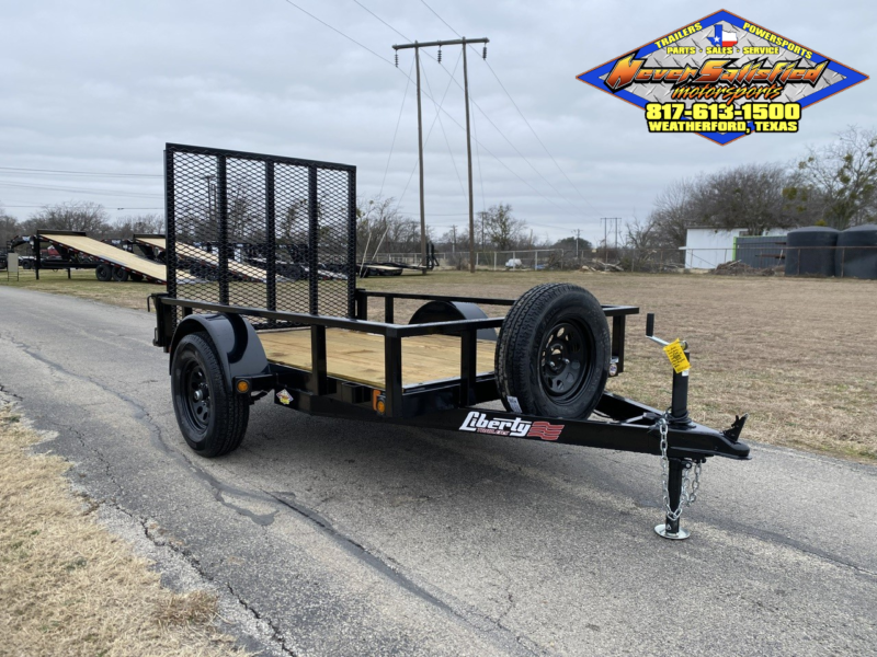 2025 LIBERTY 5' X 8' SINGLE AXLE TRAILER W/ RAMP GATE, SPARE 2,990 GVWR