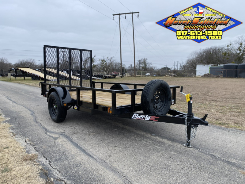 2025 LIBERTY 5' X 10' SINGLE AXLE TRAILER W/ RAMP GATE, SPARE 2,990 GVWR