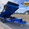 2025 LIBERTY 6' X 12' DUMP TRAILER WITH TARP, RAMPS AND SPARE 9,990 GVWR BLUE - Image 2