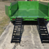 2025 LIBERTY 83" X 14' TELESCOPING DUMP TRAILER WITH TARP, RAMPS AND SPARE 15,400 GVWR JOHN DEERE GREEN - Image 10