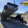 2025 LIBERTY 83" X 14' TELESCOPING DUMP TRAILER WITH TARP, RAMPS AND SPARE 15,400 GVWR GRAY/BLACK - Image 2