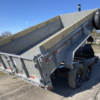 2025 LIBERTY 83" X 14' TELESCOPING DUMP TRAILER WITH TARP, RAMPS AND SPARE 15,400 GVWR GRAY/BLACK - Image 11