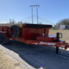 2025 LIBERTY 83" X 14' DUMP TRAILER WITH TARP, RAMPS AND SPARE 15,400 GVWR RED - Image 3