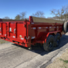 2025 LIBERTY 83" X 14' DUMP TRAILER WITH TARP, RAMPS AND SPARE 15,400 GVWR RED - Image 9