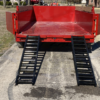 2025 LIBERTY 83" X 14' DUMP TRAILER WITH TARP, RAMPS AND SPARE 15,400 GVWR RED - Image 10