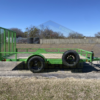 2025 LIBERTY 78" X 12' SINGLE AXLE TRAILER W/ RAMP GATE, SPARE 2,990 GVWR LIME - Image 3