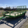 2025 LIBERTY 78" X 12' SINGLE AXLE TRAILER W/ RAMP GATE, SPARE 2,990 GVWR LIME - Image 8