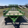 2025 LIBERTY 78" X 12' SINGLE AXLE TRAILER W/ RAMP GATE, SPARE 2,990 GVWR LIME - Image 9