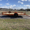 2025 LIBERTY 78" X 12' SINGLE AXLE TRAILER W/ RAMP GATE, SPARE 2,990 GVWR ORANGE - Image 6