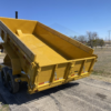 2025 LIBERTY 83" X 14' TELESCOPING DUMP TRAILER WITH TARP, RAMPS AND SPARE 15,400 GVWR CATERPILLAR YELLOW - Image 5