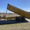 2025 LIBERTY 83" X 14' TELESCOPING DUMP TRAILER WITH TARP, RAMPS AND SPARE 15,400 GVWR CATERPILLAR YELLOW - Image 10