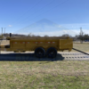 2025 LIBERTY 83" X 14' TELESCOPING DUMP TRAILER WITH TARP, RAMPS AND SPARE 15,400 GVWR CATERPILLAR YELLOW - Image 11