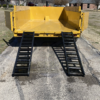 2025 LIBERTY 83" X 14' TELESCOPING DUMP TRAILER WITH TARP, RAMPS AND SPARE 15,400 GVWR CATERPILLAR YELLOW - Image 12