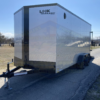 2025 LOOK 7' X 16' TANDEM AXLE ENCLOSED CARGO TRAILER WITH SPARE WHITE 7,000 GVWR SILVER/BLACK - Image 7