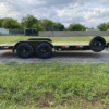 2025 MP CUSTOMS 83" X 18' CAR HAULER TRAILER W/ SLIDE IN RAMPS, SPARE 10,400 GVWR - Image 3
