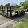 2025 MP CUSTOMS 83" X 16' TANDEM AXLE UTILITY TRAILER W/ 2' DOVE TAIL, 3' RAMP GATE, SPARE 7,000 GVWR - Image 4