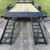 2025 MP CUSTOMS 83" X 18' CAR HAULER TRAILER W/ SLIDE IN RAMPS, SPARE 10,400 GVWR - Image 5