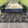 2025 MP CUSTOMS 83" X 14' TANDEM AXLE UTILITY TRAILER W/ 2' DOVE TAIL, 3' RAMP GATE, SPARE 7,000 GVWR - Image 5