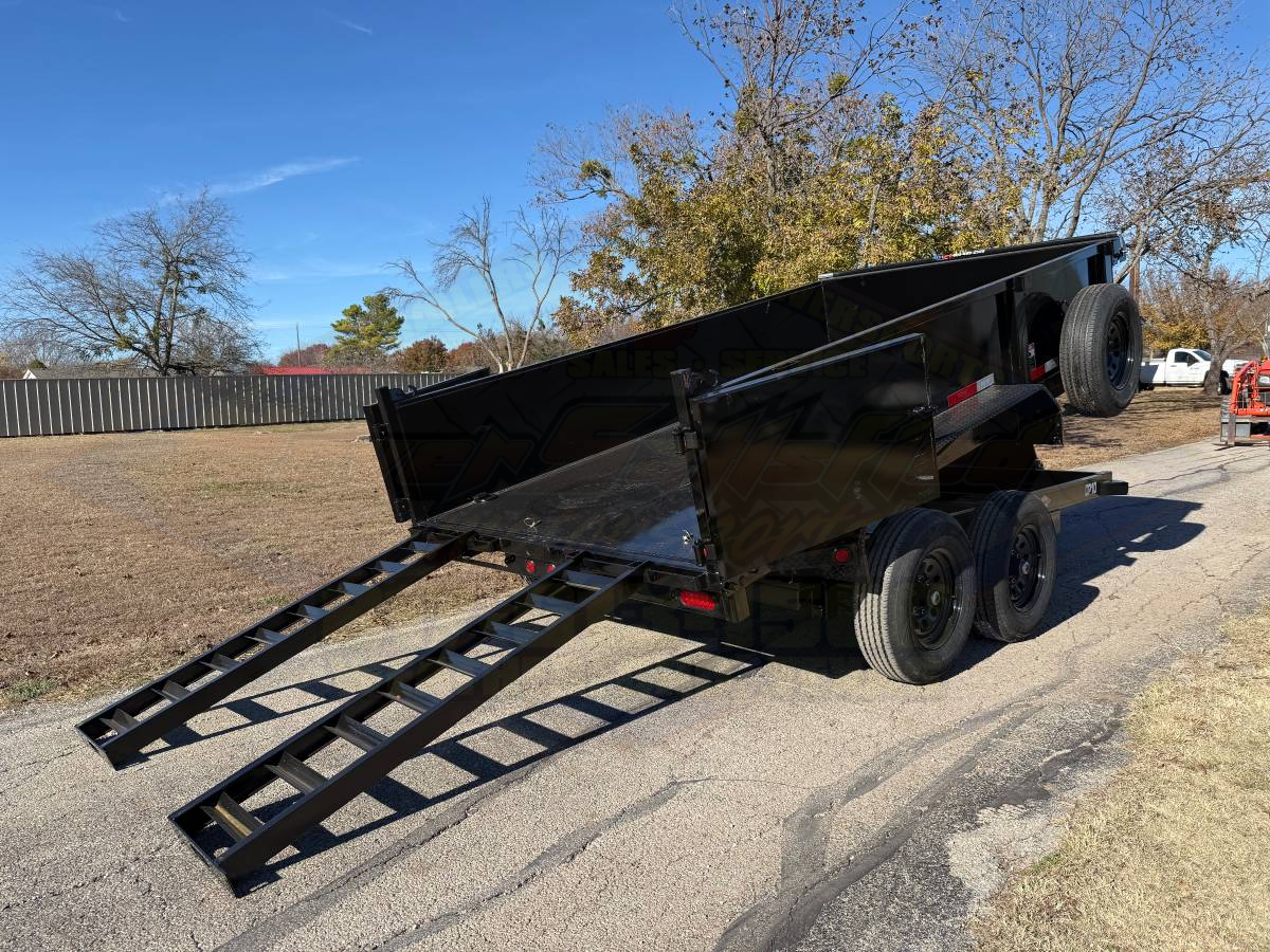 2026 TOP HAT 77" X 12' DUMP TRAILER WITH TARP, RAMPS AND SPARE 9,990 GVWR - Image 6