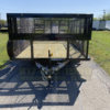 2025 TOP HAT 83″ X 12′ TANDEM AXLE LANDSCAPE TRAILER WITH WEEDEATER RACKS, TOOL CAGE AND SPARE - Image 8
