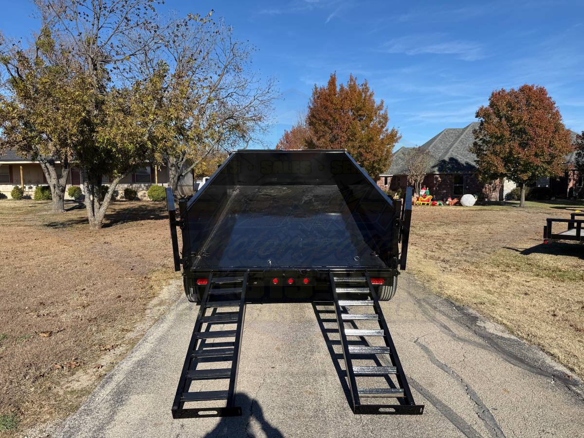 2026 TOP HAT 77" X 12' DUMP TRAILER WITH TARP, RAMPS AND SPARE 9,990 GVWR - Image 8