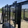 2025 TOP HAT 83″ X 12′ TANDEM AXLE LANDSCAPE TRAILER WITH WEEDEATER RACKS, TOOL CAGE AND SPARE - Image 10