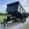 2025 MP CUSTOMS 83" X 14' DUMP TRAILER WITH 4' SIDEWALLS, TARP, RAMPS AND SPARE 14,000 GVWR - Image 11