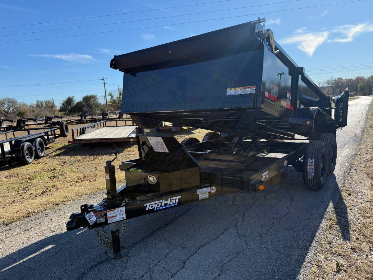2026 TOP HAT 77" X 12' DUMP TRAILER WITH TARP, RAMPS AND SPARE 9,990 GVWR - Image 14