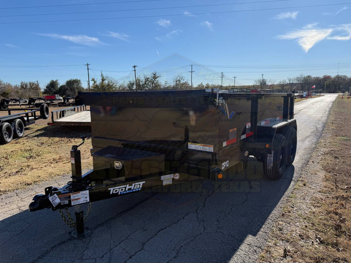 2026 TOP HAT 77" X 12' DUMP TRAILER WITH TARP, RAMPS AND SPARE 9,990 GVWR - Image 15
