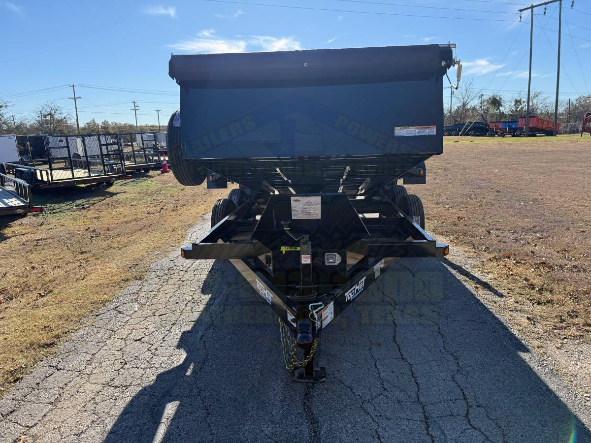 2026 TOP HAT 77" X 12' DUMP TRAILER WITH TARP, RAMPS AND SPARE 9,990 GVWR - Image 16