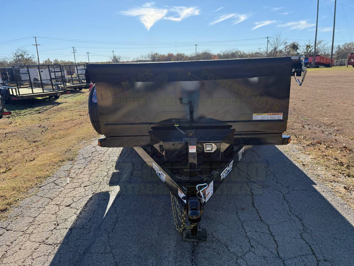 2026 TOP HAT 77" X 12' DUMP TRAILER WITH TARP, RAMPS AND SPARE 9,990 GVWR - Image 17