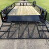 2025 MP CUSTOMS 83" X 14' TANDEM AXLE UTILITY TRAILER W/ 2' DOVE TAIL, 3' RAMP GATE, SPARE 7,000 GVWR - Image 5