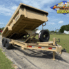 2025 DELCO 83" X 14' DUMP TRAILER WITH TARP, RAMPS AND SPARE MOJAVE TAN 14,000 GVWR - Image 2