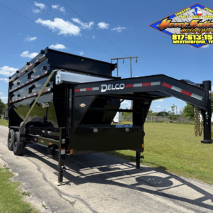 2025 DELCO TRAILERS 16' x 83" ROLL-OFF DUMP TRAILER W/ 3 BINS 16,000 GVWR