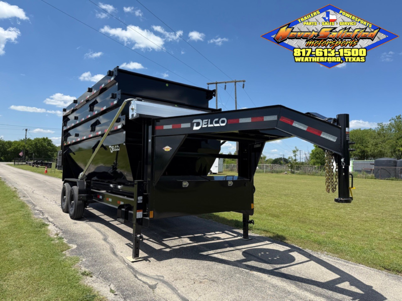 2025 DELCO TRAILERS 16' x 83" ROLL-OFF DUMP TRAILER W/ 3 BINS 16,000 GVWR