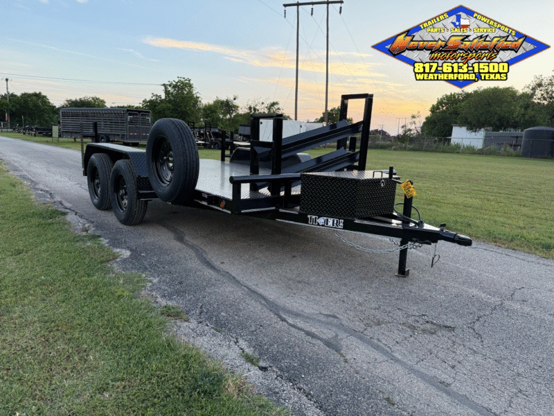 2025 TIGERTX 77" X 12' TANDEM AXLE WELDING TRAILER W/ SPARE 7,000 GVWR