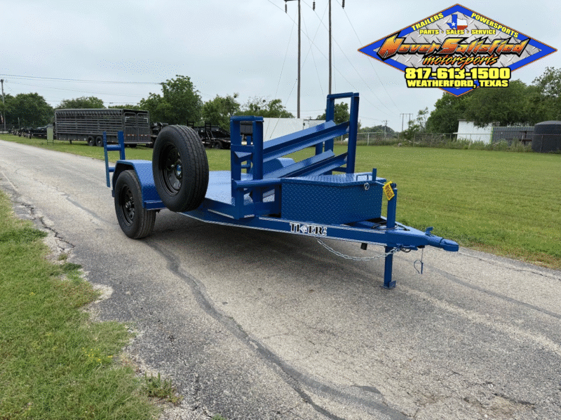 2025 TIGERTX 5' X 8' WELDING TRAILER W/ SPARE 2,995 GVWR BLUE