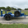 2025 TIGERTX 5' X 8' WELDING TRAILER W/ SPARE 2,995 GVWR BLUE - Image 3