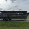 2025 DELCO 6' 8" X 24' BAR TOP GOOSENECK CATTLE STOCK TRAILER GRAY/BLACK 14,000 GVWR - Image 3