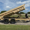 2025 DELCO 83" X 14' DUMP TRAILER WITH TARP, RAMPS AND SPARE MOJAVE TAN 14,000 GVWR - Image 4