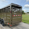 2025 DELCO 6' X 16' BUMPER PULL STOCK TRAILER WESTERN BEIGE 12,000 GVWR - Image 5