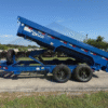 2025 DELCO 83" X 14' DUMP TRAILER WITH TARP, RAMPS AND SPARE MOUNTAIN BLUE 14,000 GVWR - Image 5