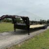 2025 MP CUSTOMS 102" X 30' GOOSENECK TRAILER W/ DRIVE OVER FENDERS, STAND UP RAMPS AND SPARE 16,000 GVWR - Image 7