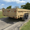 2025 DELCO 83" X 14' DUMP TRAILER WITH TARP, RAMPS AND SPARE MOJAVE TAN 14,000 GVWR - Image 7
